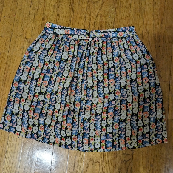 J.Crew Mercantile Floral Skirt Sz 0 - Picture 2 of 6